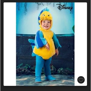 Adorable 6/9 month Flounder costume
